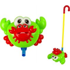 LeanToys Pchacz Na Kiju Krab Zielony Dźwięk Dzwonka 13655699 5904665997826
