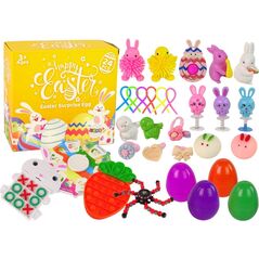LeanToys Zestaw Zabawek Wielkanocnych Fidget Toys Antystresowe 24 Elementów 13655755 5905323216778