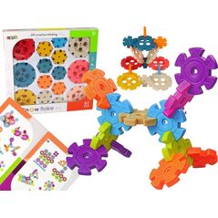 LeanToys Klocki Konstrukcyjne Płatki Śniegu 52 Elementy 13655786 5905515351256