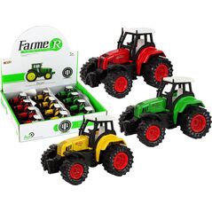 LeanToys Traktor Ciągnik Resorak Metalowy z Napędem 13655826 5905515359689