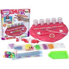 LeanToys Zestaw do Robienia Bransoletek Diamenciki Wyklejanie Serce 13655832 5905679072783