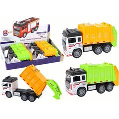 LeanToys Auto Śmieciarka Ciężarówka Przyczepa 2 Kolory 13655907 5905679078303