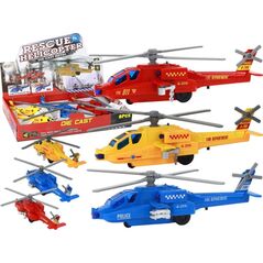 LeanToys Helikopter Śmigłowiec Aluminiowy Ratunkowy Z Napędem Mix Dźwięk Światła 13655923 5905884450406