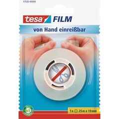 Tesa TESA 57520 25 m Polipropylen (PP) Półprzezroczysty 1 szt. 13666476 4042448091826