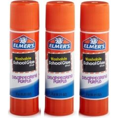 Elmers Elmers Klebestift Disappearing Purple 6G - 3er Blister 13672512 3026981366130