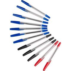 Topwrite Topwrite - Zestaw długopisów kulkowych 10 szt. (niebieski/czarny/czerwony) 13673113 8711252986418