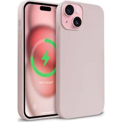 Crong Etui Crong Color Cover Magnetic - iPhone 15 MagSafe piaskowo różowe - Gwarancja bezpieczeństwa. Proste raty. Bezpłatna wysyłka od 170 zł. 13673462 5904310704434
