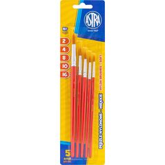 Astra Zestaw pędzli nylon Astra 5 szt. rozmiary 2/4/8/10/16 13674247 5901137205656