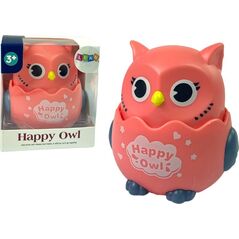 LeanToys Sówka Malucha Sensoryczna Różowa 13674414 5904665997888