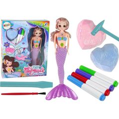 LeanToys Zestaw DIY Syrena Fioletowa Skarby Wykopaliska 13674635 5905323216907