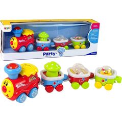 LeanToys Kolorowy Edukacyjny Pociąg Dla Malucha Światło Dźwięk Lokomotywa 13674663 5905515350594