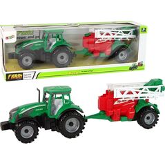 LeanToys Zielony Ciągnik Rolniczy z Czerwono- Zielonym Opryskiwaczem Napęd Frykcyjny 13674741 5905515353045