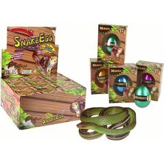 LeanToys Wykluwające się Rosnące Magiczne Jajko Węże 6cm 13674761 5905515353694