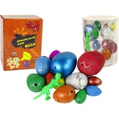 LeanToys Rosnące Jajo Dinozaura 12szt. Różne Rozmiary 13674764 5905515353779