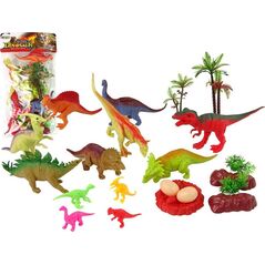 LeanToys Zestaw Figurek Dinozaurów z Akcesoriami 21 Sztuk 13674798 5905515355520