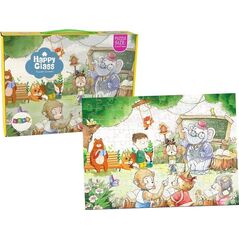 LeanToys Puzzle Szkoła Dla Zwierząt 100 Elementów 13674965 5905679070420