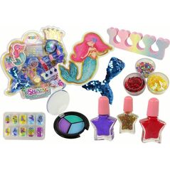 LeanToys Zestaw Do Makijażu Zdobienie Paznokci Syrenka 13675030 5905679072431