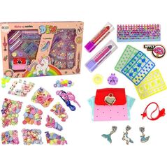 LeanToys Zestaw do Makijażu i Biżuterii Kolorowy 13675057 5905679073742