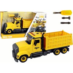 LeanToys Auto Ciężarówka Do Składania Dźwięki Żółta 13675075 5905679074633