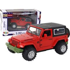 LeanToys Auto Terenowe Napęd Frykcyjny Na Baterie Metalowy Czerwony 1:32 13675222 5905679078242