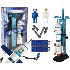 LeanToys Zabawka Misja Kosmiczna Rakieta Astronauci Wyrzutnia 15 Elementów 13675390 5905884450772