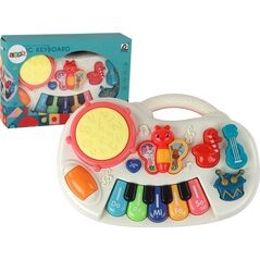 LeanToys Pianinko Edukacyjne Klawisze Instrumenty Motylki Panel Edukacyjny Muzyczny 13675689 5905991000907
