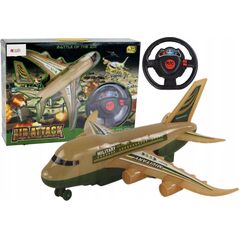 LeanToys Samolot R/C Zdalnie Sterowany Wojskowy Moro Światła Pilot 13675692 5905991000952