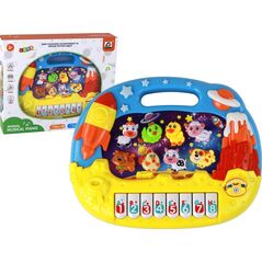 LeanToys Pianinko Edukacyjne Nauka Angielskiego Organki Zwierzątka Kosmos 13675696 5905991000938