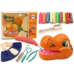 LeanToys Zestaw Kreatywny Dinozaur Dentysta Ciastolina Akcesoria 13675798 5905991004035