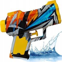 LeanToys Mały Pistolet Na Wodę  Żółty Pomarańczowy Grafitti 13675843 5905991004677