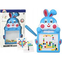 LeanToys Tablica Magnetyczna Zając 7 Wzorów Długopis Magnetyczny Niebieska 13675965 5905991006336