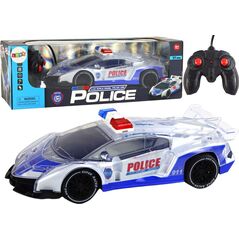 LeanToys Policyjne Auto Sportowe Zdalnie Sterowane RC Skala 1:16 Światła 13676003 5905991006961