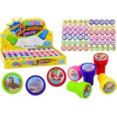 LeanToys Stempelki Ozdobne 12 Wzorów Zwierząt Wodnych 6 Kolorów 13676079 5905991008415