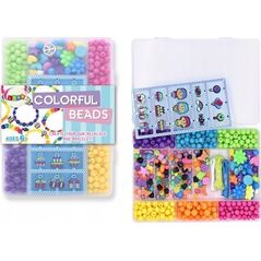 LeanToys Zestaw Koralików DIY Zawieszki Bransoletki Naszyjniki 13676128 5905991009535
