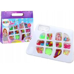 LeanToys Zestaw Kreatywny Koraliki Do Tworzenia Biżuterii Kolorowe 13676137 5905991009559