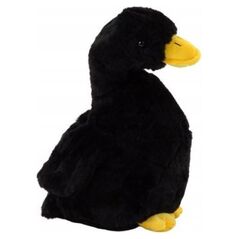 LeanToys Czarna Pluszowa Gęś Maskotka Przytulanka Pluszak Kaczka 30cm 13676183 5905991010593