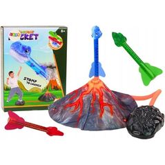 LeanToys Zestaw Do Gry Regulowana Wyrzutnia Rakiet Dinozaury Wulkan 13676216 5905991011088