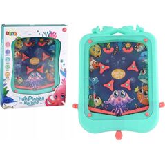 LeanToys Gra Zręcznościowa Mini Pinball Gra z Kulką Zielona 13676240 5905991013914
