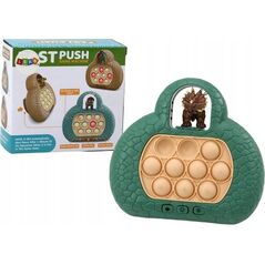 LeanToys Gra Zręcznościowa Pop It Dinozaur Konsola 4 Tryby Gry Zielona 13676249 5905991013204