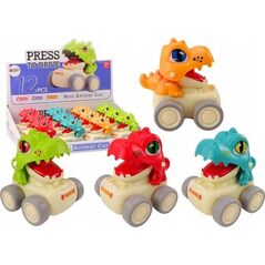 LeanToys Autko Dinozaur Jeżdżący Z Napędem Auto Dla Najmłodszych MIX 13676296 5905991014720