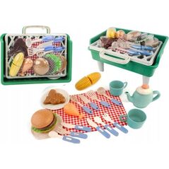 LeanToys Zestaw Do Grillowania Grill Jedzenie Sztućce Talerzyki Filiżanki 13676323 5905991015093