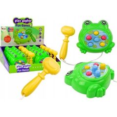 LeanToys Mini Gra Wac A Mole Żabka Młotek Na Sznurku Zielona 13676440 5905991016946