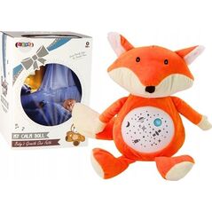 LeanToys Pluszowy Miś Usypiający Światła Dźwięki Tryb Nocny i Dzienny Lisek 13676449 5905991017080