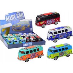 LeanToys Camper Bus 1:32 Metalowy Światła Dźwięki Napęd Otwierane Drzwi 13676646 5905991019480