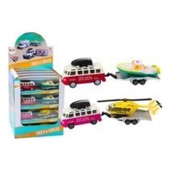 LeanToys Autko Terenowe Z Łodzią Lub Helikopterem Napęd Metalowe 13676666 5905991019565