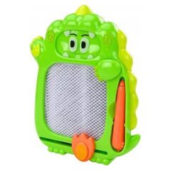 LeanToys Tablica Do Rysowania Gra Kieszonkowa 2w1 Dinozaur Zielony 13676825 5905991022015