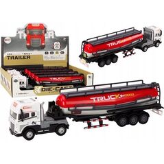 LeanToys Ciężarówka Z Przyczepą Cysterna TIR 1:24 Auto Ciężarowe Światła Dźwięki 13676832 5905991022138
