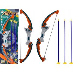 LeanToys Łuk Strzelecki Zielono-Pomarańczowy Strzały Z Przyssawkami 3 Sztuki 13676898 5905991023685