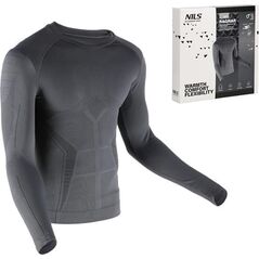 Nils Extreme BTK0060 KOSZULKA TERMOAKTYWNA SZARA MĘSKA S/M RAGNAR NILS 13677667 5907695557923