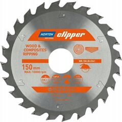 Norton NORTON PIŁA TARCZOWA 150mm x 30mm x 24z DREWNO I KOMPOZYTY ATB (2,6 / 1,6) 13683852 5450248769309